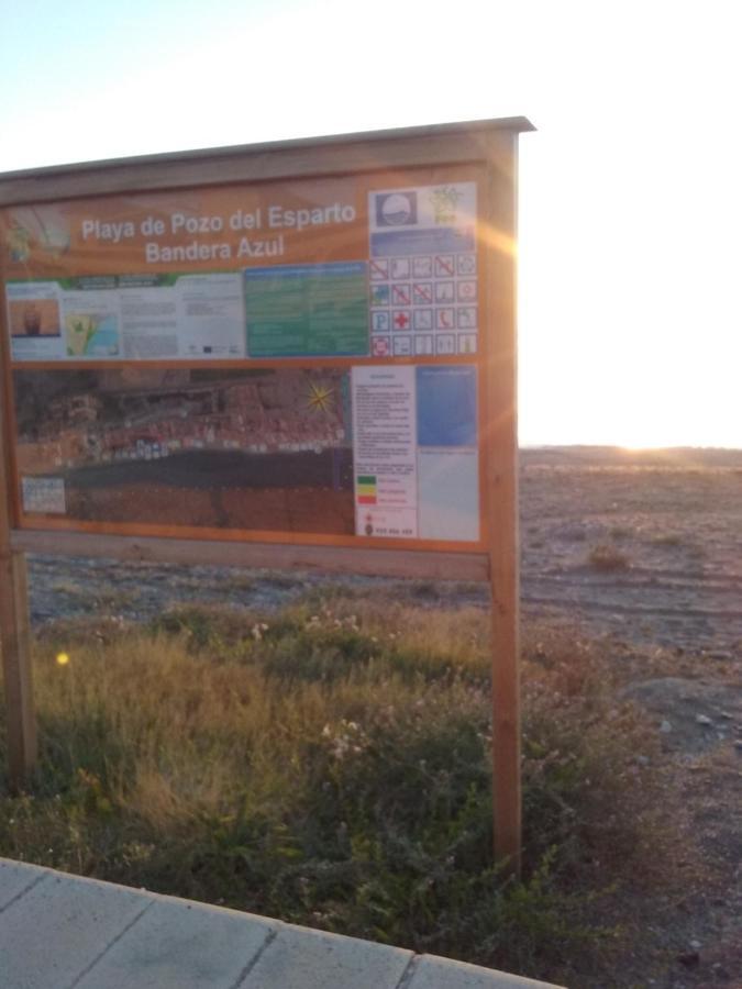 Apartamento Junto Al Mar En La Costa De Almeria El Pozo del Esparto Bagian luar foto